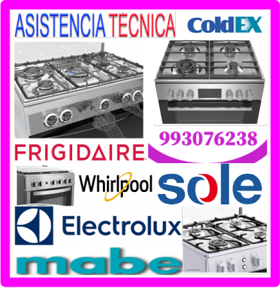 Servicio técnico de cocinas a gas Electrolux