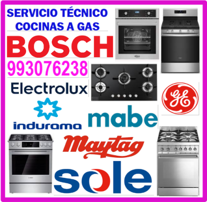 Reparaciones de cocinas a gas Bosch