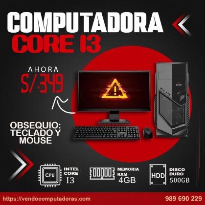 PC CORE I3 EN VENTA