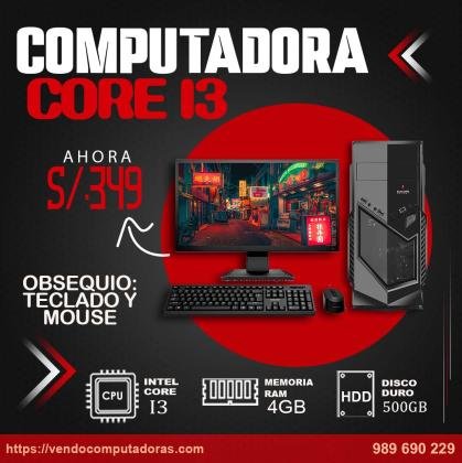 PC CORE I3 EN VENTA