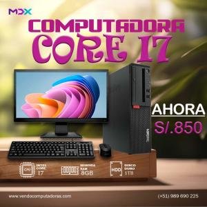 Maximiza tu Productividad Computadora Core i7 en Venta