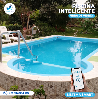 Piscina inteligente , Piscina moderna , Piscinas modernas grandes