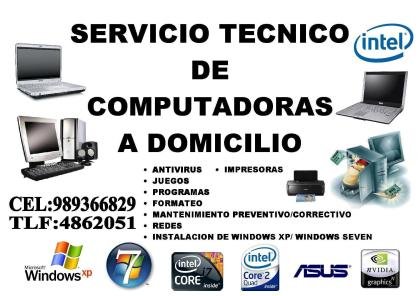 SERVICIO TECNICO DE COMPUTADORAS