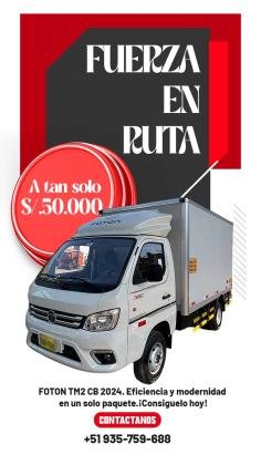 Desempeño Superior: FOTON TM2 CB 2024