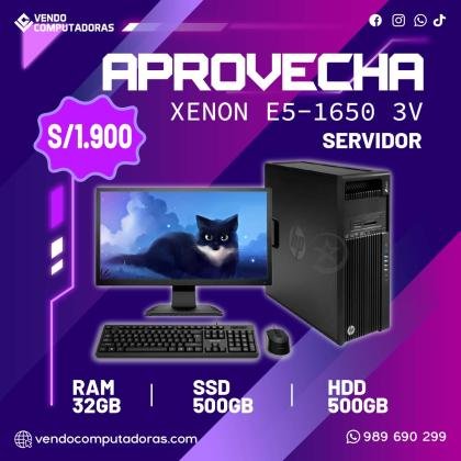 ¡APROVECHA XENON E5-1650 3V!