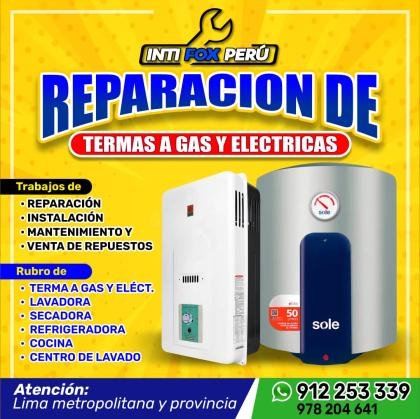 reparaciones de calidad y efectivas servicio tecnico de terma a gas y electrica a domicilio en san juan de lurigancho